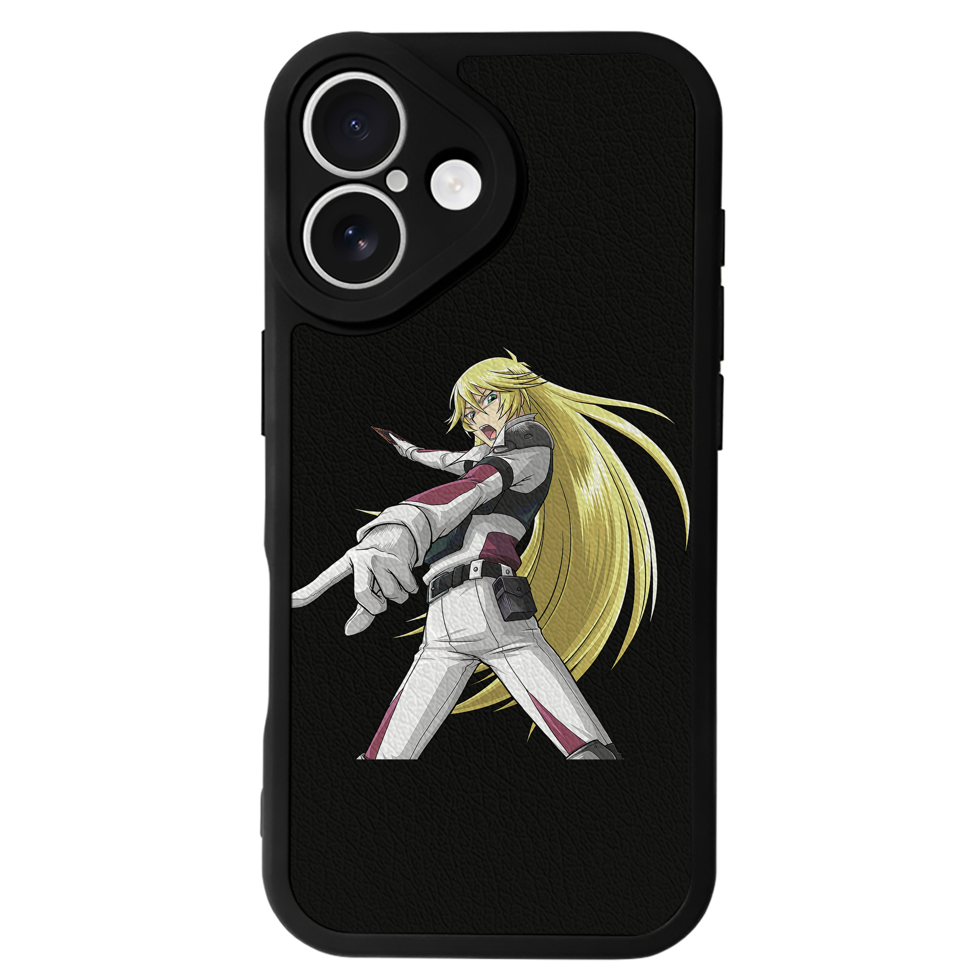 （画像用） 遊☆戯☆王 Yu-Gi-Oh! 【iPhone 16シリーズ対応】シリコンスマホケース（レザー調） 材質：シリコン